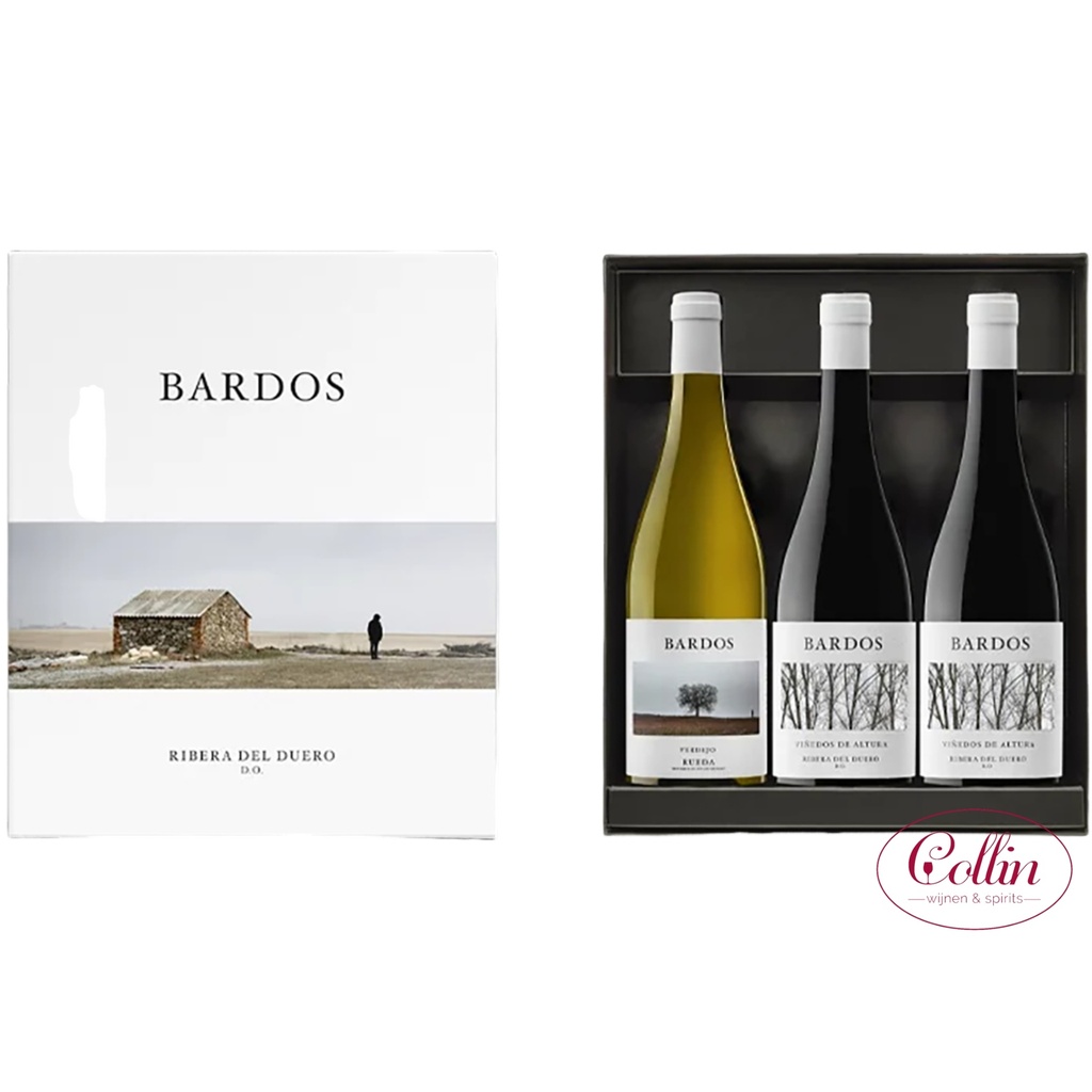 Bardos  Giftbox 3fl  (1fl wit + 2fl rood)