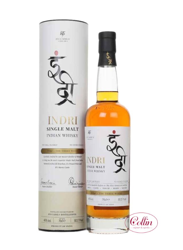 Indri Single Malt Indian Whisky 46% 70cl