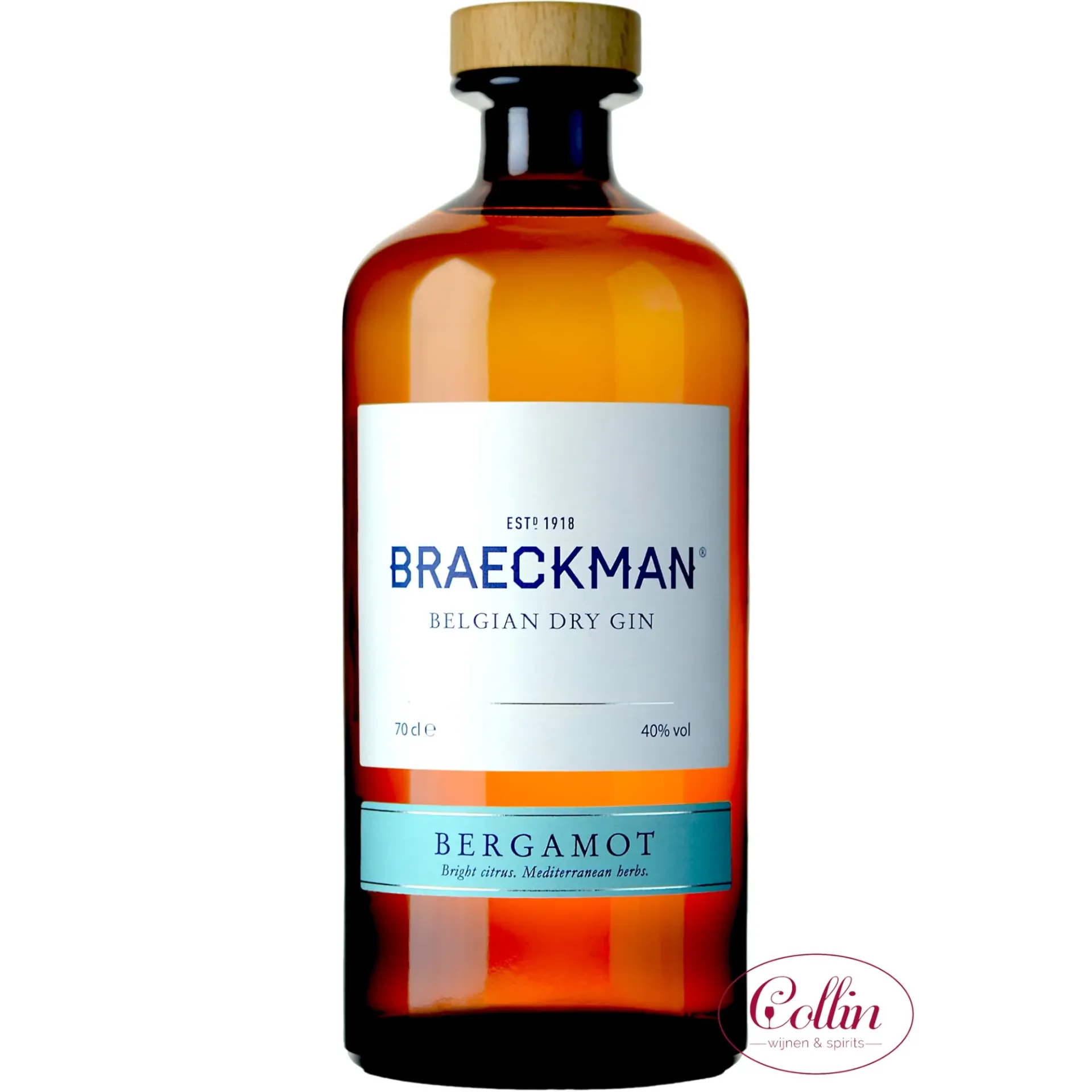 Braeckman Wild Forest Dry Gin  40%  70cl