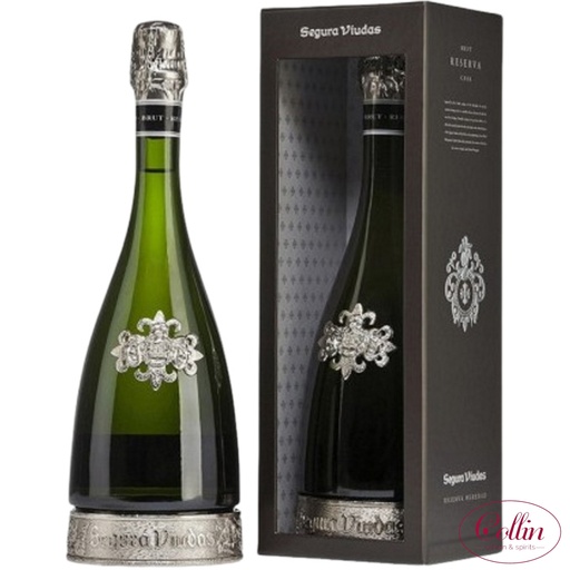 [3060170001] Cava Segura Viudas Brut Heredad  75cl  in etui