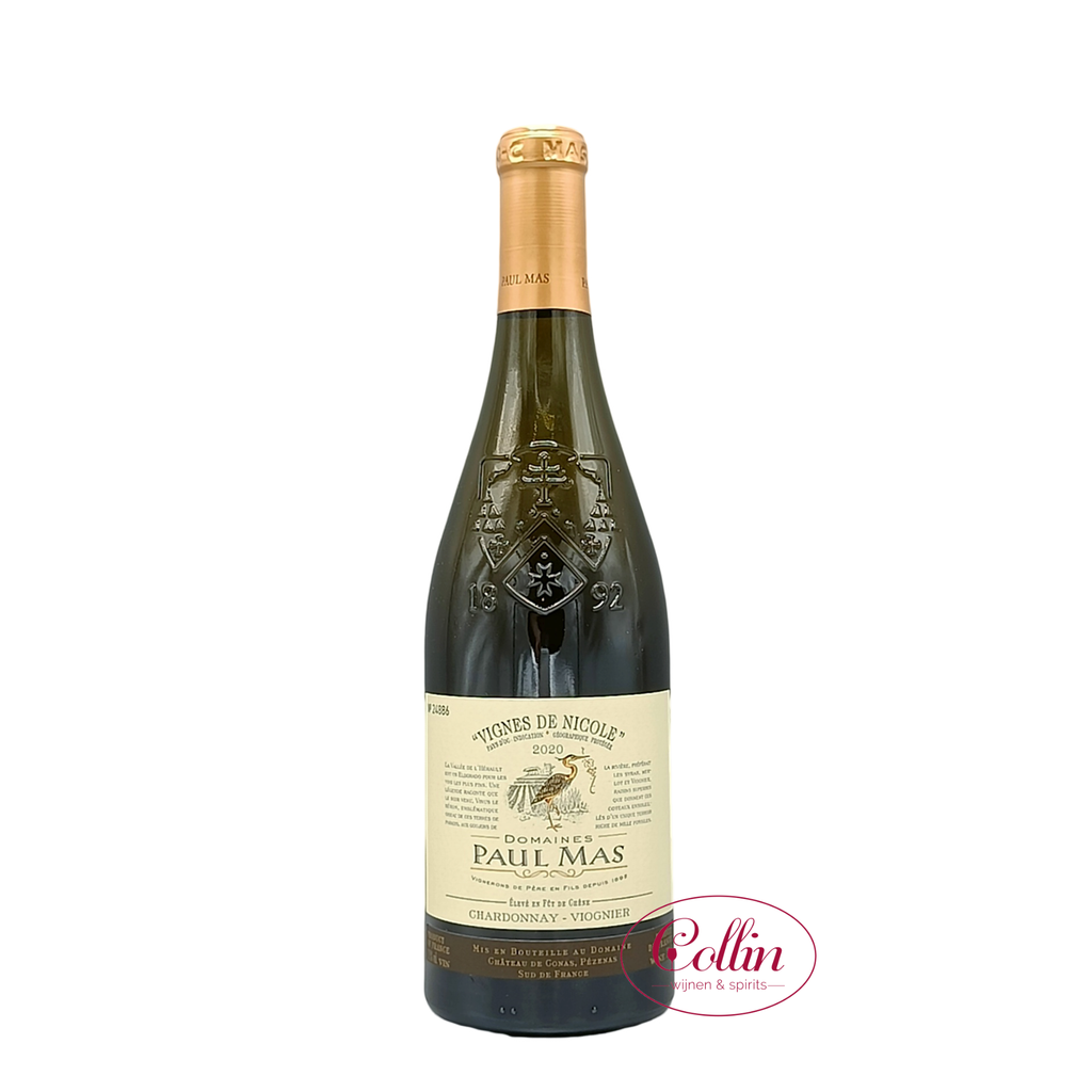 Vignes de Nicole, Chardonnay/viognier  75cl 2020 Paul Mas, Vin de Pays d'Oc