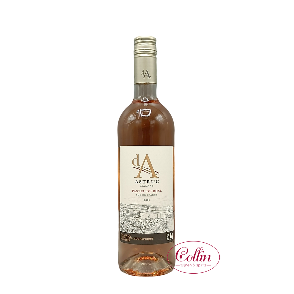 [0828311201] Domaine Astruc D.A. Pastel de rose SYRAH  75CL  2021 Vin de Pays d'Oc