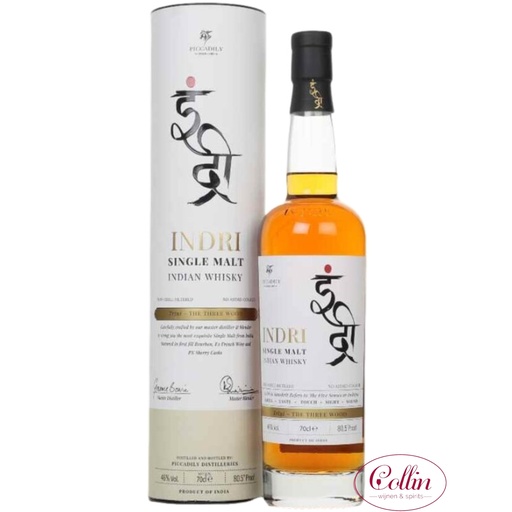 Indri Single Malt Indian Whisky 46% 70cl
