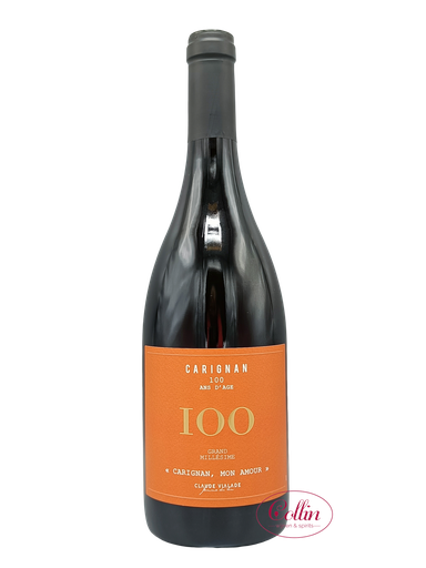 CARIGNAN- 100 Ans d'age  Igp. pays d'aude 2023  75cl