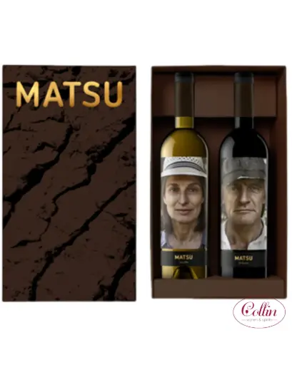 Matsu Giftbox Pareja 2fl  (1fl La Jefa +1fl El Recio) 